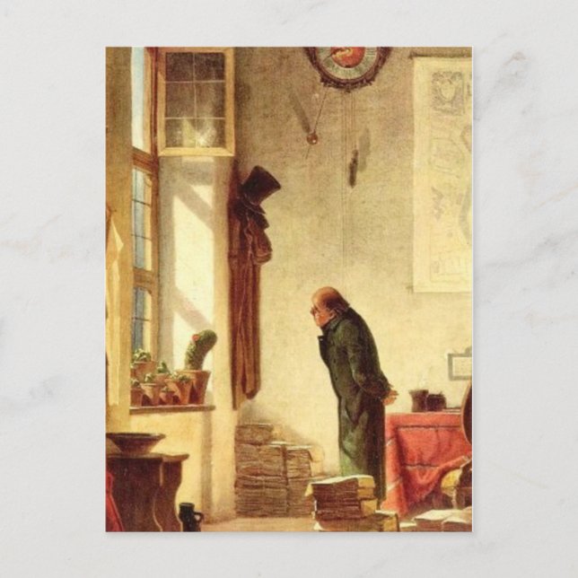 Carte Postale Vintage - Motif - Cactus Admirer (Devant)