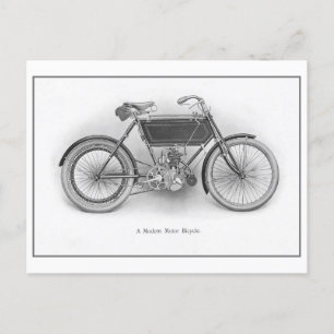 Carte postale vintage "moto moderne"