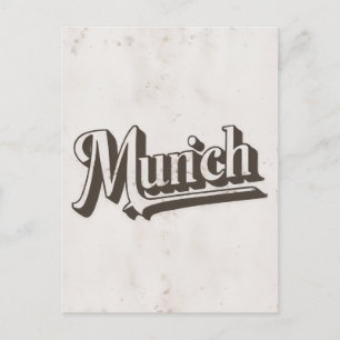 Carte postale vintage Munich