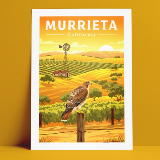 Carte Postale Vintage Murrieta Californie (Créateur téléchargé)
