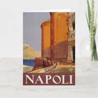 Carte postale vintage Napoli Italia Naples Italie