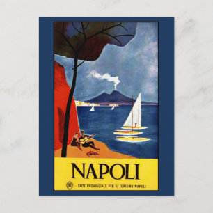 Carte Postale Vintage Napoli (Naples) Italy postcard