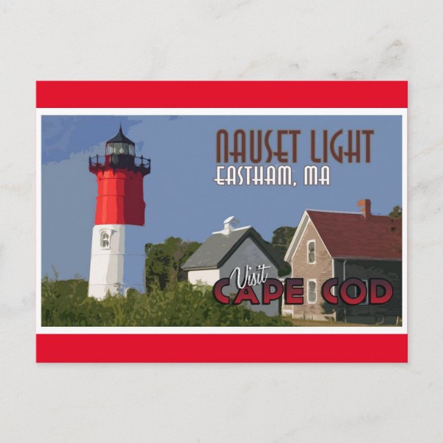 Carte postale Vintage Nauset Light (Devant)