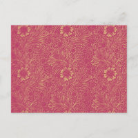 Vintage néon rose clair motif floral jaune clair