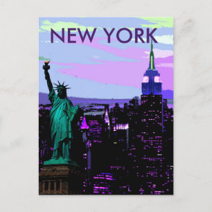 Carte postale Vintage New York City Liberty of Sta