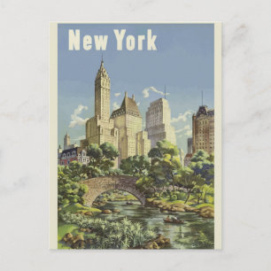 Carte postale vintage New York Travel