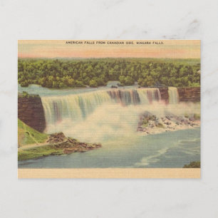 Carte postale vintage Niagara Falls Travel