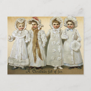 Carte postale Vintage Noël Vacances