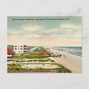 Carte Postale Vintage, Ocean Drive Beach, Caroline du Sud