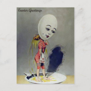 Carte postale vintage Odd Oeuf Lady