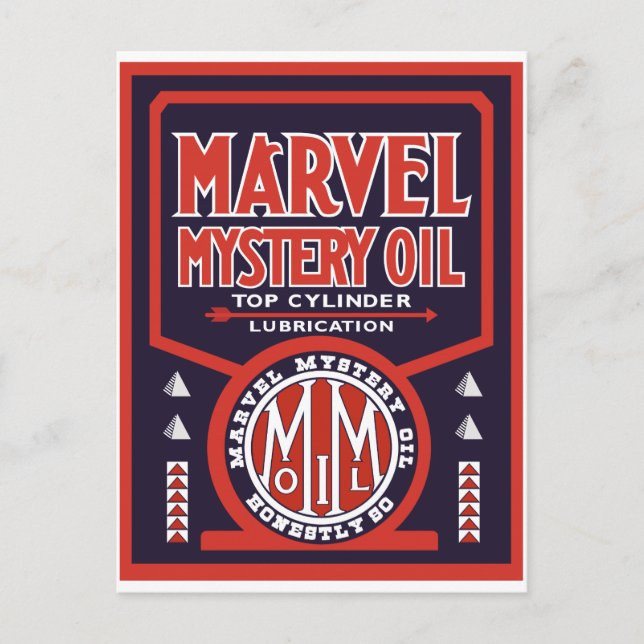 Carte Postale Vintage Oil (Devant)