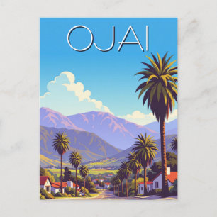 Carte Postale Vintage Ojai Californie