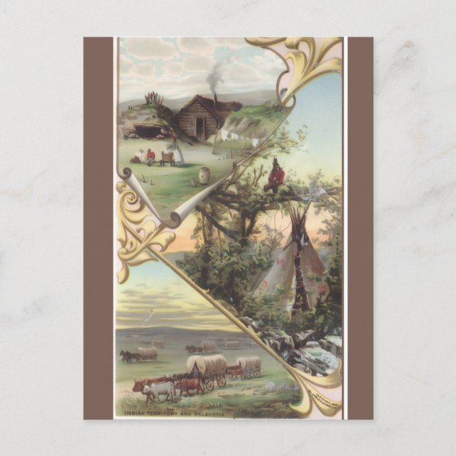 Carte Postale Vintage Oklahoma (Devant)