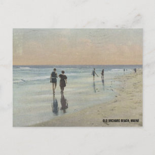 Carte Postale Vintage Old Orchard Beach, Maine