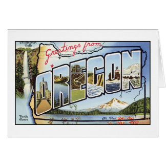 Carte postale vintage Oregon