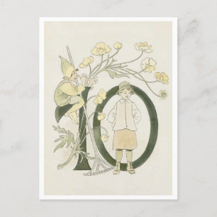 Carte Postale Vintage Ottilia Adelborg nombre floral - 10