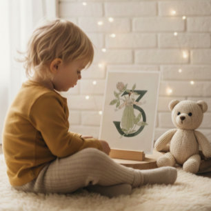 Carte Postale Vintage Ottilia Adelborg Numéro floral - 3