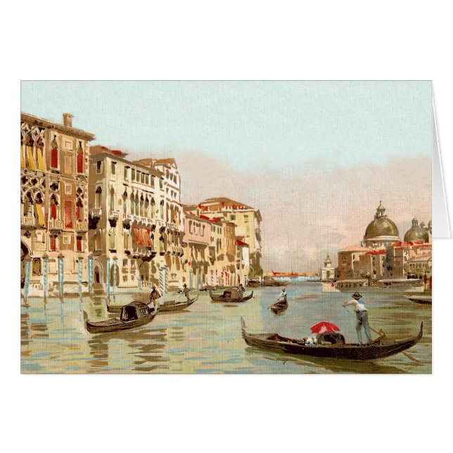 Carte postale vintage Palazzo Franchetti Venezia (Devant horizontal)