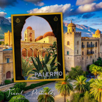 Vintage Palerme Italie Voyage