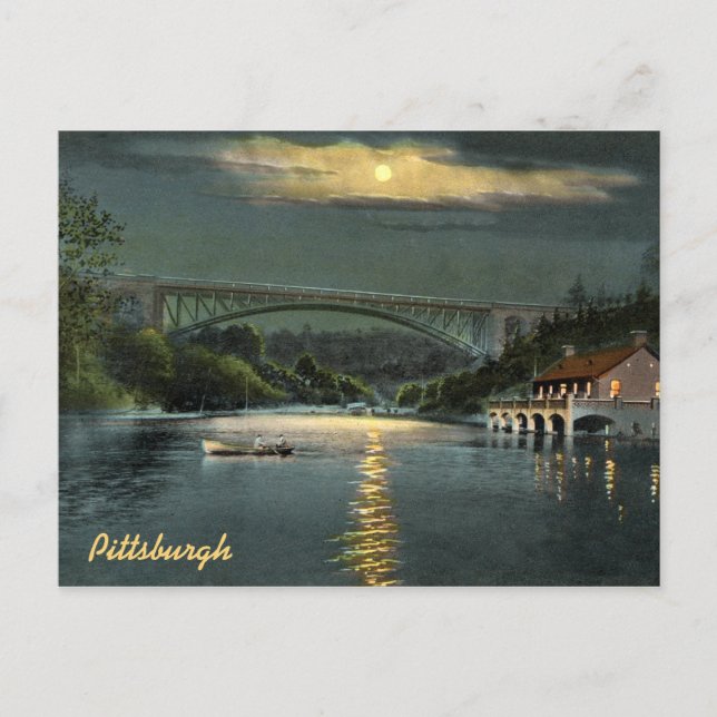 Carte postale Vintage Panther Hollow Lake (Devant)