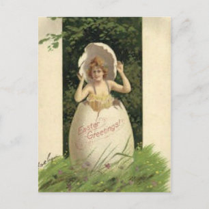 Carte postale vintage Pâques