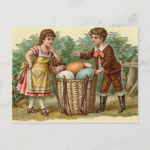 Carte postale vintage Pâques
