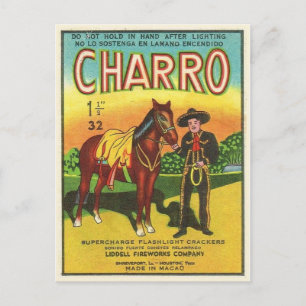 Carte postale vintage Paquet Firecracker