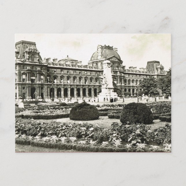 Carte Postale Vintage Paris, Paris, Louvre (Devant)