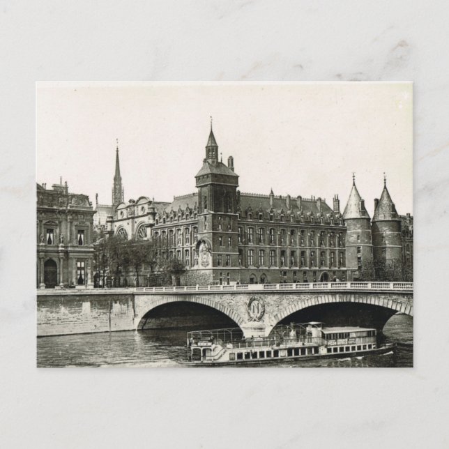 Carte Postale Vintage Paris,    Tribunal (Devant)
