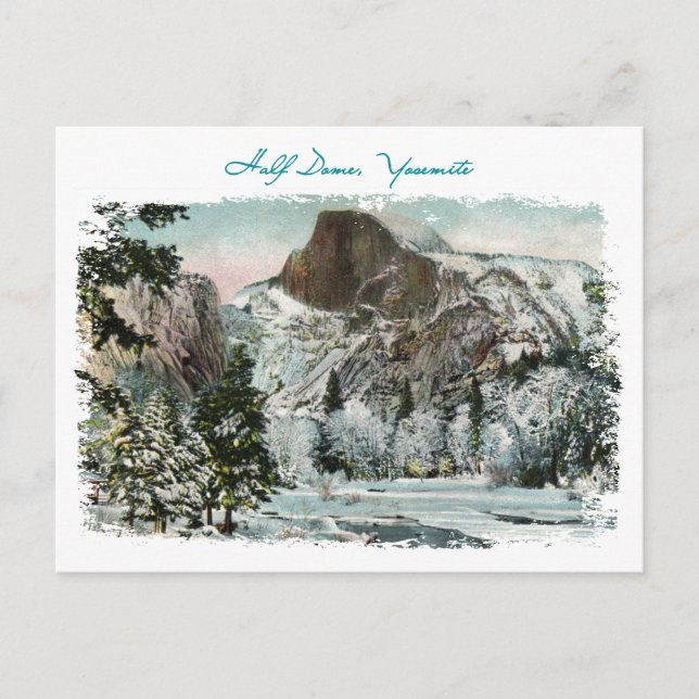 Carte postale Vintage Peinte demi-Dôme (Devant)