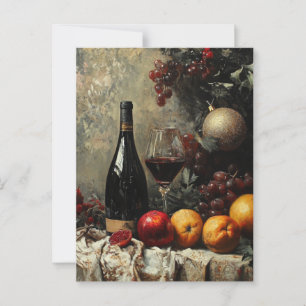 Carte postale vintage Peinture à l'huile