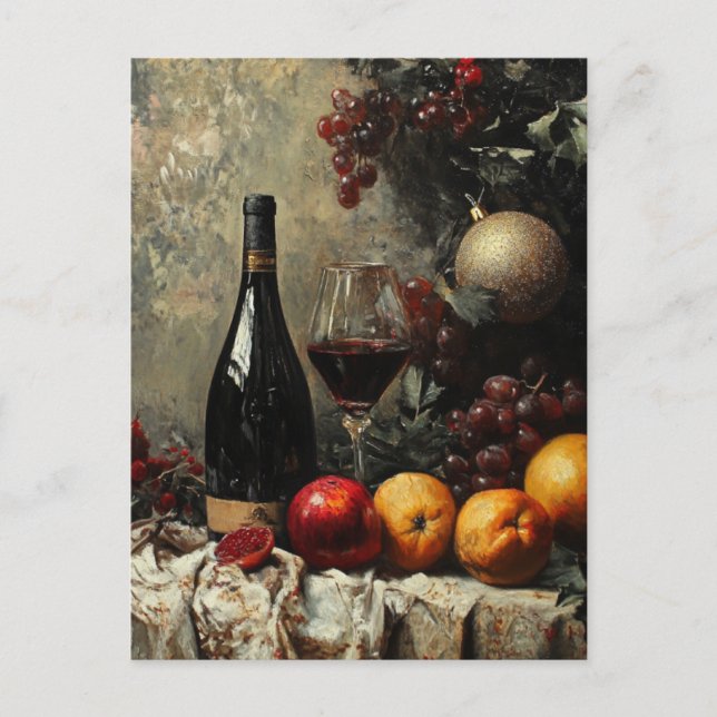 Carte postale vintage Peinture à l'huile (Devant)