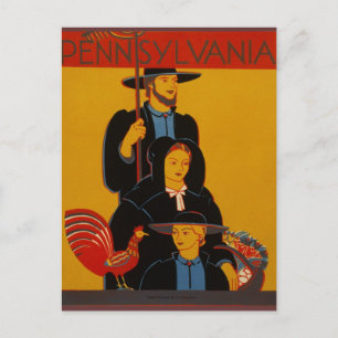 Carte postale vintage Pennsylvanie