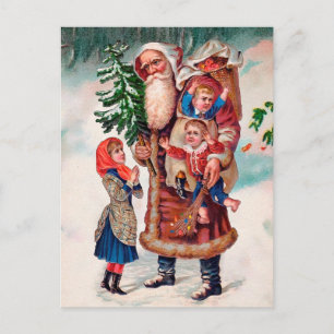 Carte postale vintage Père Noël