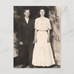 Carte Postale Vintage Picture of a Wedding Couple
