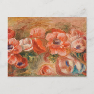 Carte Postale Vintage Pierre Auguste Renoir bleu rose