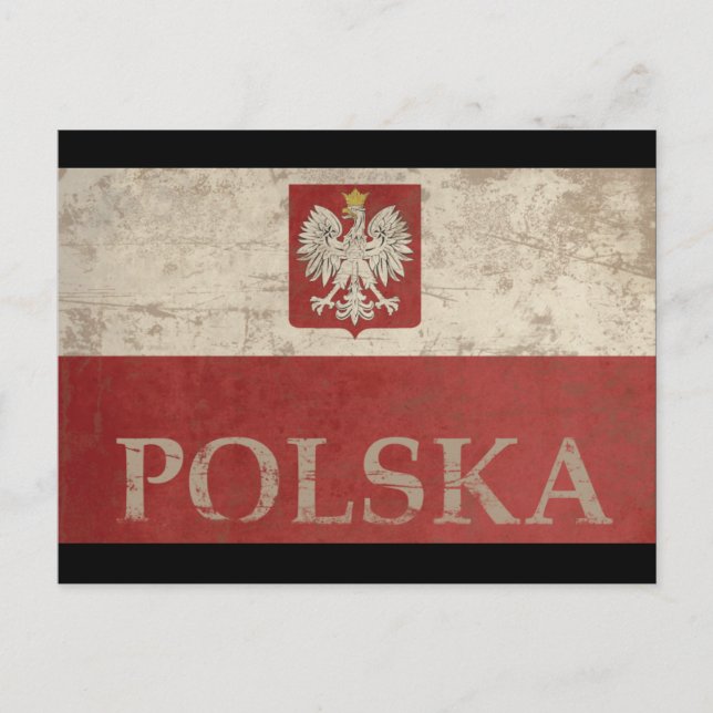 Carte Postale Vintage Polska (Devant)
