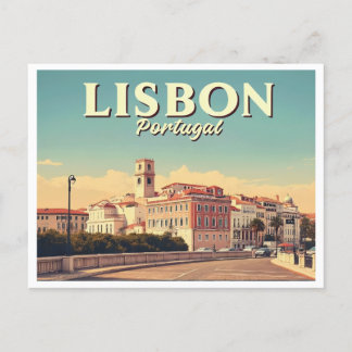 CARTE POSTALE VINTAGE PORTUGAL DE LISBONNE
