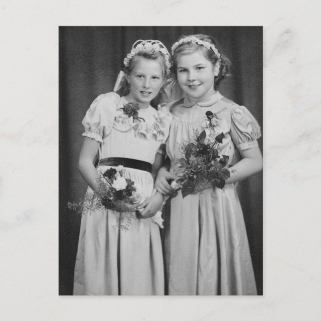 Carte postale vintage pour enfants (Devant)