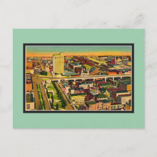 Carte Postale Vintage Preston Gardens Baltimore MD