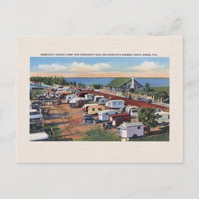 Carte postale vintage Punta Gorda Floride (Devant)