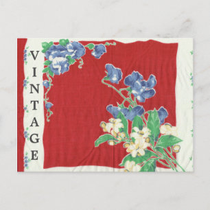 Carte postale vintage Red Handkercard