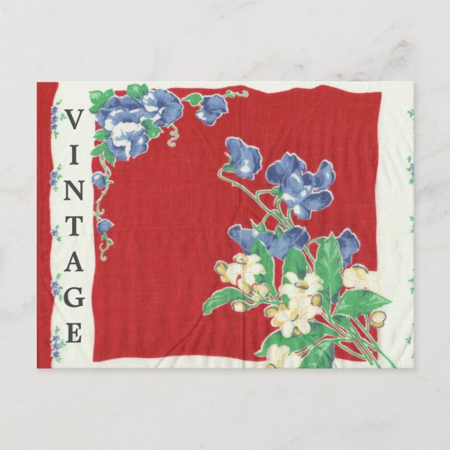 Carte postale vintage Red Handkercard (Devant)