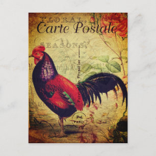 Carte postale vintage Red Roster