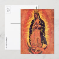 Vintage Religion Virgin Mary Our Lady of Guadalupe