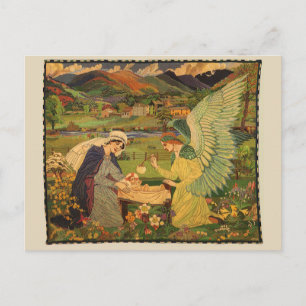 Carte Postale Vintage Religious Tapestry