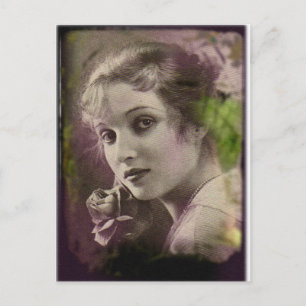 Carte Postale Vintage Retro Femmes 20 ans Hollywood Alice Joyce