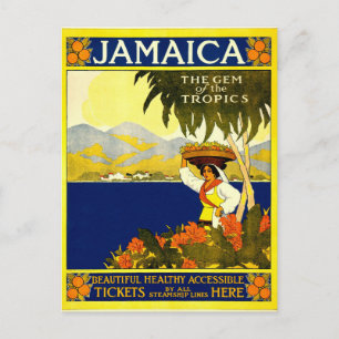 Carte Postale Vintage Retro JamaïqueTravel Tourisme