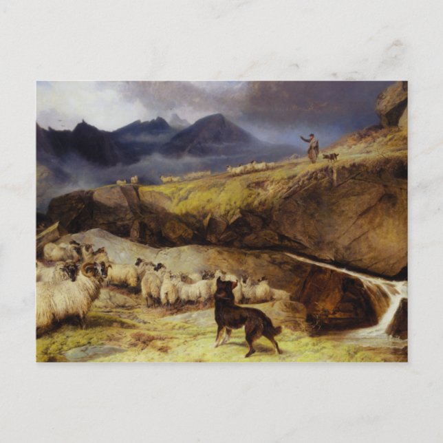 Carte Postale Vintage Richard Ansdell Isle of Sky (Devant)