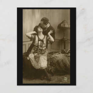 Carte postale vintage Romantique Couple